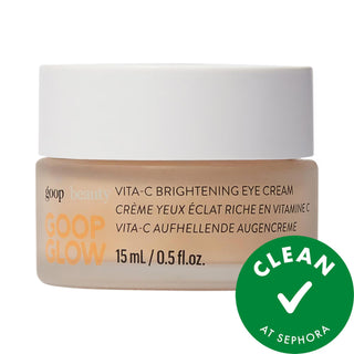 GOOPGLOW Vita-C Brightening Eye Cream - Anti-Aging, Clean Skincare, Cruelty-Free Eye Cream for Dark Circles & Puffiness GOOPGLOW Vita-C Eye Cream - Brightens & Depuffs Eye Cream, Brightening Eye Cream, Anti-Aging Eye Cream, Clean Skincare, Cruelty-Free Beauty Products, Gluten-Free Skincare, Under Eye Cream, Dark Circle Treatment, Puffiness Reduction, Hydrating Eye Cream, Vitamin C Skincare, Caffeine Eye Cream, Lightweight Gel Eye Cream, Skincare for Normal Skin, Skincare for Dry Skin, Skincare for Combinati