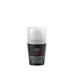 Vichy Vichy Homme Anti-Transpirant 72h Sweat Protection Roll-On Deodorant for Men with Sensitive Skin - Men's Deodorant Vichy Homme Anti-Transpirant 72h Sweat Protection for Men Vichy Homme Anti-Transpirant, Men's Deodorant, Sensitive Skin Care, 72h Sweat Protection, Roll-On Deodorant, Antiperspirant Deodorant, Men's Grooming, Personal Care, Sensitive Skin Products, Long Lasting Deodorant