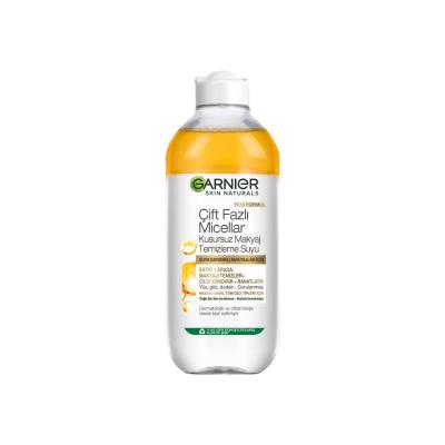 Garnier Micellar Makeup Remover - Double Phase Formula with Argan Oil, 13.53 fl oz - Gentle & Effective for Sensitive Sk