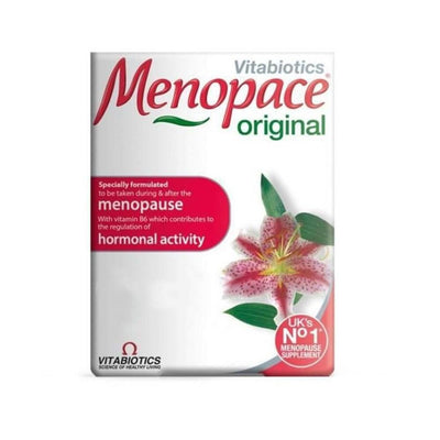 Vitabiotics Menopace Menopause Supplement for Women - 30 Tablets - Relief from Menopause Symptoms with Vitamins and Mine