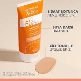 Avene Tinted Sunscreen Cream SPF50+ - Water-Resistant, Anti-Aging, Sensitive Skin Friendly Avene Tinted Sunscreen SPF50+ - Protect & Enhance Your Skin tinted sunscreen, SPF50+ sunscreen, dry skin sunscreen, sensitive skin sunscreen, Avène sunscreen, water-resistant sunscreen, anti-aging sunscreen, skincare, sun protection, cosmetics, beauty products, dermatologist tested, fragrance-free, non-comedogenic, eco-friendly packaging