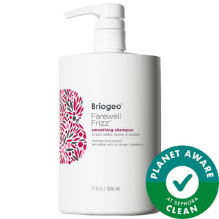 Briogeo Farewell Frizz Smoothing Shampoo - Sulfate-Free, Vegan, Cruelty-Free Hair Care for Dry, Frizzy Hair Briogeo Farewell Frizz Shampoo - Sulfate-Free, Vegan Hair Care smoothing shampoo, sulfate-free shampoo, frizz-fighting hair care, naturally derived hair products, vegan hair care, cruelty-free shampoo, hair care for dry frizzy hair, clean beauty hair products, frizz protection, hair smoothing, argan oil shampoo, coconut oil hair care, rosehip oil benefits, naturally derived ingredients, vegan beauty p