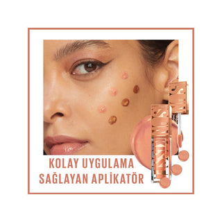 Maybelline New York Liquid Blush Sunkisser Likit Allık - Long Lasting Natural Cheek Color Maybelline Liquid Blush - 12 Hour Lasting Cheek Color Liquid Blush, Long-lasting Makeup, Natural Cheek Color, Easy Makeup Application, Vitamin E Enriched, Makeup, Cosmetics, Beauty Products, Cheek Color, Long Lasting Blush, Natural Makeup, Everyday Makeup, Makeup for All Skin Types