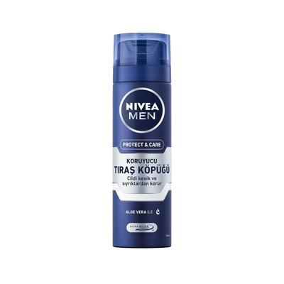 Nivea Shaving Foam for Men - Normal Skin Type, 200ml, Smooth Shave, Gentle on Skin