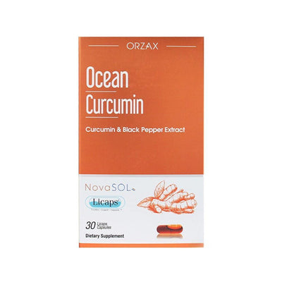 Ocean Curcumin Dietary Supplement - Anti-Inflammatory Turmeric Capsules with Black Pepper Extract for Joint Health