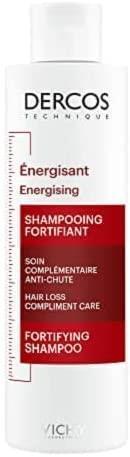 Vichy Dercos Energising Anti-Hair Loss Shampoo - Strengthens Hair, Reduces Shedding, 200ml