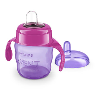 Philips Avent Sippy Cup for Baby Girls 6+ Months - Leak Proof Training Cup, 7 oz - Easy Grip, BPA Free Philips Avent Sippy Cup for Girls 6+ Months - Training Cup sippy cup, baby sippy cup, training cup, Philips Avent sippy cup, sippy cup for 6 month old, baby cup for girls, leak proof sippy cup, baby feeding cup, sippy cup, baby cup, training cup, Philips Avent, avent cup, 6 month old, cup for girls, leak proof, baby feeding, baby, infant, toddler, feeding supplies, baby essentials, spill proof cup, easy gr