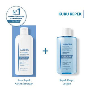 ducray squanorm sec shampoo 200ml dry dandruff treatment bottle, close up of ducray squanorm sec shampoo ingredients, ducray squanorm sec shampoo applied to wet hair Ducray Squanorm Sec Shampoo - Dry Dandruff Treatment | 200ml Ducray Squanorm Shampoo - Dry Dandruff Treatment | 200ml ducray, shampoo, dry-dandruff, scalp-care, anti-dandruff, hair-care, hair-treatment, scalp-cleansing, ai-generated, ducray-squanorm