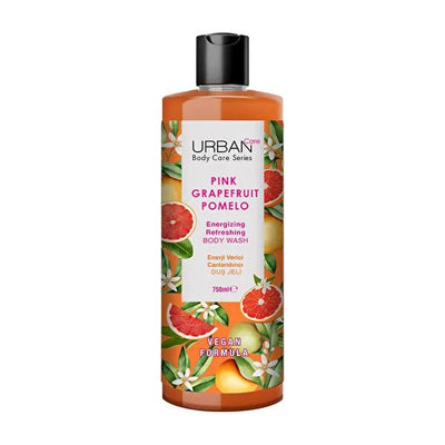 Urban Care Vegan Shower Gel - Pink Grapefruit & Pomelo, 25.4 fl oz - Moisturizing, Gentle Skincare for Dry Skin