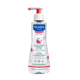 Mustela Soothing Cleansing Water for Babies - Gentle, Fragrance-Free, Suitable from Birth Mustela Soothing Cleansing Water - Gentle Baby Care baby cleansing water, Mustela soothing cleansing water, fragrance-free baby care, gentle baby cleansing, sensitive skin baby products, newborn baby care, baby skincare, gentle cleansing, no rinse baby wash, baby hygiene products