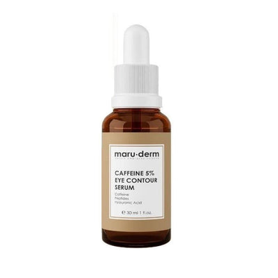 Maruderm Caffeine 5% + Peptides + Hyaluronic Acid Eye Serum: Reduce Dark Circles, Puffiness & Fine Lines for Brighter, R
