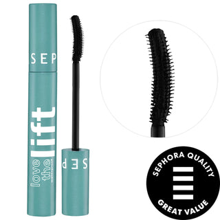 Love The Lift Waterproof Curling + Volumizing Mascara - Long-Lasting, 12-Hour Lift & Volume, Ultra-Black, Buildable Formula Love The Lift Waterproof Mascara - 12Hr Lift & Volume Waterproof Mascara, Curling Mascara, Volumizing Mascara, Long-lasting Mascara, Waterproof Makeup, Smudge-Proof Mascara, Double-Sided Silicone Brush, Gravity-Defying Wax, Ultra-Black Mascara, Buildable Mascara, Eye Makeup, Cosmetics, Beauty Essentials, Makeup for Sensitive Eyes, Long-Wearing Makeup