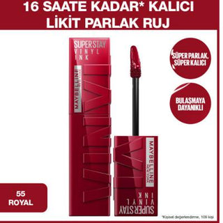 maybelline super stay vinyl ink 55 royal, maybelline liquid lipstick swatch Maybelline New York Super Stay Vinyl Ink - 55 Royal | Long Lasting Maybelline Super Stay Vinyl Ink - 55 Royal liquid-lipstick, maybelline, vinyl-ink, long-lasting, glossy-lips, beauty-enthusiasts, fashion, makeup-lovers, makeup, ai-generated