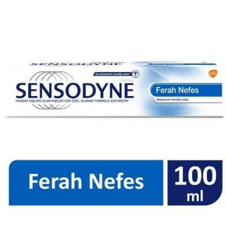 Sensodyne Sensitive Teeth Toothpaste with Fluoride - 3.38 fl oz, Minty Fresh for Sensitive Teeth and Healthy Gums Sensodyne Toothpaste for Sensitive Teeth - Minty Fresh & Fluoride sensitive teeth toothpaste, fluoride toothpaste, oral care for sensitive teeth, minty toothpaste, healthy gums toothpaste, toothpaste for sensitivity, Sensodyne toothpaste, tooth sensitivity relief, daily oral care, mint flavored toothpaste
