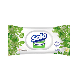 Solo Wet Wipes 90 Count - Convenient Cleaning Wipes with Plastic Cap Solo Wet Wipes 90 Count - Convenient & Hygienic wet wipes, baby wipes, Solo Wet Wipes, wet wipes with plastic cap, convenient cleaning wipes, hygiene products, baby care, on-the-go cleaning, cleaning solutions, Solo, 90 count