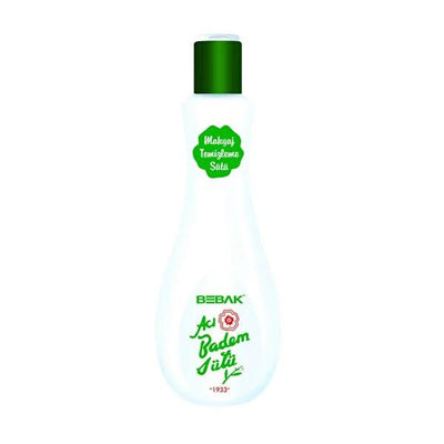 Bebak Bitter Almond Makeup Remover Milk: Gentle & Effective Cleansing for All Skin Types - Removes Makeup, Softens Skin,