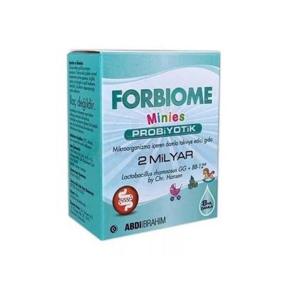 Forbiome Minies: 2 Billion CFU Probiotic Drops for Children - Supports Gut Health & Digestion - Easy to Administer Probi