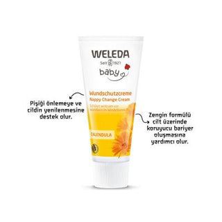 weleda baby calendula diaper cream 75 ml, natural ingredients for baby skin care, weleda calendula cream packaging Weleda Baby Calendula Diaper Cream - 75 ml Weleda Baby Calendula Diaper Cream - 75 ml weleda, baby-care, diaper-cream, calendula, organic, sensitive-skin, natural, parents, caregivers, ai-generated