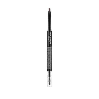 Flormar Triple Brow 002 Auburn - Creamy Brow Pencil with Built-in Brush for Defined Eyebrows Flormar Triple Brow 002 Auburn - Creamy Brow Pencil brow pencil, eyebrow makeup, Flormar Triple Brow, cream brow product, multi-functional brow tool, eyebrow grooming, beauty, cosmetics, makeup, brow care, brow shaping, brow filling