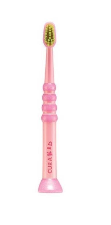 Curaprox Curakid: Gentle Baby Toothbrush for 0-3 Years - Painless Oral Care, Soft Bristles, and Ergonomic Handle for Tod