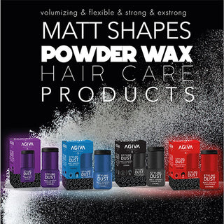 Agiva Extra Powerful Hair Styling Powder for Matte Finish & Volume - 20g Agiva Hair Styling Powder for Matte Finish & Volume hair styling powder, matte finish hair product, volume enhancing hair product, oil control hair product, styling wax for men, hair care, styling products, men's grooming, cosmetic powder, hair volume, texture enhancement, oil control, long-lasting style, easy application, Agiva products