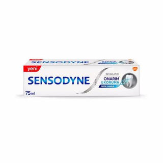 sensodyne whitening repair toothpaste 75ml, deep repair sensitive teeth toothpaste Sensodyne Whitening Repair Toothpaste - Deep Repair | 75 ml Sensodyne Whitening Repair Toothpaste - 75 ml sensodyne, whitening-toothpaste, sensitive-teeth, toothpaste, oral-care, teeth-whitening, dental-repair, daily-protection, natural-whitening, ai-generated