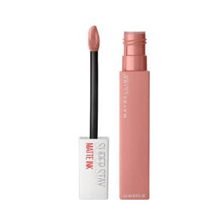 maybelline new york super stay matte ink 60 poet lipstick, maybelline super stay matte ink applicator and lipstick swatch Maybelline New York Super Stay Matte Ink - 60 Poet | 16 Hour Wear Maybelline Super Stay Matte Ink - 60 Poet maybelline, liquid-lipstick, long-lasting, matte-finish, makeup-enthusiasts, young-adults, lip-color, beauty, ai-generated, lipstick