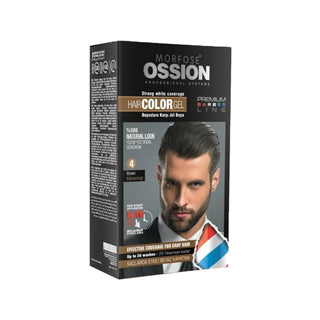 Morfose Ossion Men's Hair Dye Gel - No:4 Kahve, 40ml - High-Quality Hair Color for Men Morfose Ossion Men's Hair Dye Gel - No:4 Kahve Hair Dye for Men, Morfose Ossion Hair Color, No:4 Kahve Hair Dye, Hair Gel Color, Men's Hair Coloring Products, Men's Grooming, Hair Care, Brown Hair Dye, Gel Hair Dye, Morfose Ossion