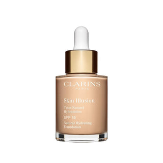 Clarins Skin Illusion SPF 15 Hydrating Liquid Foundation: Natural, Light Coverage, Sun Protection Shade 105 Clarins Skin Illusion SPF 15: Hydrating Foundation & Sun Protection Clarins Skin Illusion, Hydrating foundation, SPF 15 foundation, Liquid foundation, Foundation with sun protection, Clarins foundation shade 105, Light coverage foundation, Skincare foundation, foundation, makeup, SPF foundation, hydrating makeup, light coverage, natural look, sun protection, beauty, cosmetics, face makeup, daily use, 