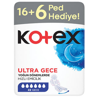 Kotex Dev Eko: Ultra Nighttime Absorbent Pads - Ultimate Feminine Hygiene & Overnight Protection, Secure & Comfortable (22 Count) Kotex Ultra Night Pads: Overnight Protection & Comfort hygienic pads, menstrual pads, nighttime pads, ultra pads, feminine hygiene, overnight protection pads, Kotex pads, absorbent pads, sanitary pads, pads for women, feminine hygiene product, menstrual cycle, period protection, winged pads, individually wrapped, ultra thin pads, pads with wings, overnight pads for heavy flow, fe
