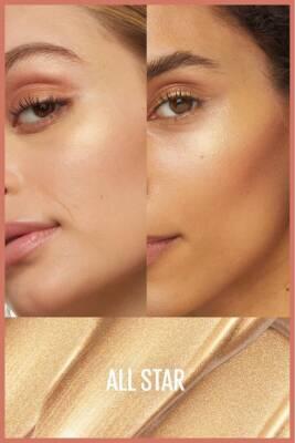 Maybelline Sunkisser Liquid Highlighter - 21 All Star: Natural Radiant Glow, Lightweight Shimmer Illuminator for Face & Skin Maybelline Liquid Highlighter: Natural Glow & Radiant Skin liquid highlighter, natural glow highlighter, shimmer liquid illuminator, Maybelline highlighter, radiant skin makeup, lightweight highlighter, face illuminator, sunkisser highlighter, highlighter, illuminator, shimmer, glow, radiant skin, makeup, beauty, cosmetics, face makeup, natural glow, lightweight formula, blendable, ea