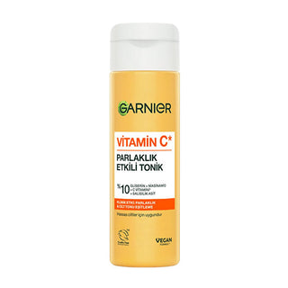 Garnier Vitamin C Brightening Toner: Hydrating Facial Toner to Even Skin Tone, Boost Radiance & Reduce Dark Spots - For Brighter, Glowing Skin Garnier Vitamin C Toner: Brighten & Even Skin Tone Vitamin C toner, Brightening toner, Skin tone evening toner, Hydrating facial toner, Garnier Vitamin C toner, Niacinamide toner, Salicylic acid toner, Radiance booster toner, Vitamin C skin care, Toner for dark spots, facial toner, hydrating toner, brightening skin, even skin tone, dark spot reduction, skincare, beau