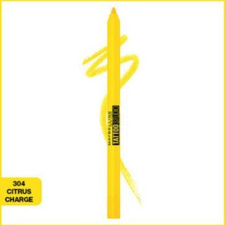 Maybelline Tattoo Liner Gel Eyeliner - 304 Citrus Charge: Long-Lasting, Smudge-Proof, Waterproof Vibrant Orange Eyeliner for Bold Eye Looks Maybelline Citrus Gel Eyeliner: Long-Lasting, Smudge-Proof! gel eyeliner, long-lasting eyeliner, citrus eyeliner, smudge proof eyeliner, waterproof eyeliner, Maybelline eyeliner, vibrant eyeliner, orange eyeliner, 304 Citrus Charge eyeliner, transfer resistant eyeliner, eyeliner, eye makeup, vibrant color, long-wear, smudge-resistant, waterproof, bold look, daily makeup