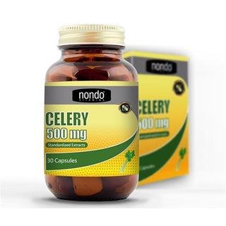 nondo celery capsules packaging, nondo celery capsules close-up, nondo celery capsules on a wooden surface Nondo Celery Capsules - Natural Health Support | 30 Count Nondo Celery Capsules - Natural Health Supplement nondo, celery-capsules, natural-supplement, herbal-health, wellness-support, dietary-supplement, health-products, daily-vitamins, plant-extracts, ai-generated