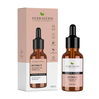 Herbaderm Retinol Serum 30ml - Anti-Aging Skincare with Vitamin E for Fine Lines, Wrinkles, and Skin Brightening Herbaderm Retinol Serum - Anti-Aging Skincare Solution retinol serum, anti-aging skincare, vitamin E serum, fine lines and wrinkles reduction, skin brightening serum, skincare, anti-aging, serum, retinol, vitamin E, concentrated serum, anti-aging products, skincare routine, youthful skin, radiant skin, fine lines reduction, wrinkle reduction, skin health, beauty products