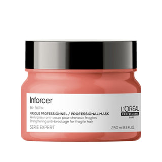 L'Oréal Professionnel Paris Serie Expert Inforcer Hair Strengthening Mask - Anti-Breakage Hair Treatment for Damaged Hair, 8.45 fl oz L'Oréal Paris Serie Expert Inforcer Hair Mask - Strengthen & Repair L'Oréal Professionnel Paris, Serie Expert Inforcer, Hair Strengthening Mask, Anti-breakage hair treatment, Professional hair care products, Damaged hair solution, Hair repair, Hair strengthening, Salon-grade hair care, Hair mask, Hair care for damaged hair, Professional hair products