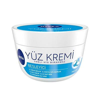 Nivea Face Cream: 24-Hour Hydration, Non-Greasy Facial Moisturizer, Perfect Under Makeup, Dermatologist Approved, 3.38 f