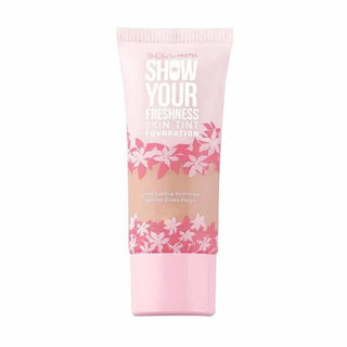 Show By Pastel Freshness Skin Tint Foundation - Natural, Lightweight, Vegan Makeup for Hydrated Skin - 6 Shades Show By Pastel Skin Tint - Natural, Vegan Makeup Skin Tint Foundation, Natural Makeup, Vegan Cosmetics, Cruelty-Free Beauty Products, Lightweight Foundation, Dermatologically Approved Makeup, Hydrating Makeup, Antioxidant Makeup, Everyday Makeup, Natural Beauty Products