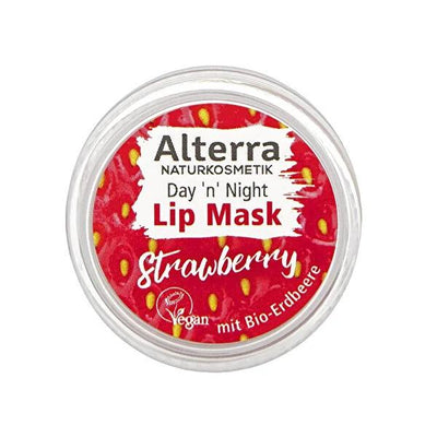 Alterra Lip Mask Day 'n' Night Strawberry 6g - Hydrating Lip Care for Dry Lips