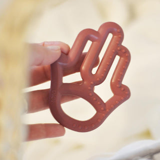 OiOi Baby Silicone Teether - Safe & Durable Teething Relief for Infants, 3 Months+, Velvet Rose OiOi Baby Teether - Safe Teething Relief baby teether, silicone teether, teething relief, infant teething toys, non-toxic baby products, baby products, teething toys, silicone baby products, baby essentials, newborn gifts, baby shower gifts