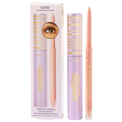 WakeUp Makeup Essentials Duo Set by Tarte - Vegan, Cruelty-Free Eye Enhancement Makeup Kit for Smudgeproof, 24-Hour Wear