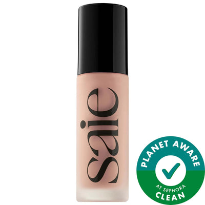 Glowy Vegan Skin Tint Foundation with Hyaluronic Acid - Natural, Lightweight Makeup for Sensitive Skin, Cruelty-Free & G