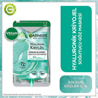 Garnier Hyaluronik Cooling Eye Mask - Anti-Fatigue, Hydrating Under-Eye Skincare for Reduced Puffiness & Fine Lines Garnier Hyaluronik Eye Mask - Anti-Fatigue & Hydrating Garnier Hyaluronik Eye Mask, Anti-fatigue eye mask, Cooling eye mask, Hyaluronic acid eye care, Under-eye skincare, Skincare for under-eye concerns, Cooling eye treatment, Hydrating eye mask, Garnier skincare, Eye care products, Anti-aging eye products, Fatigue-reducing skincare