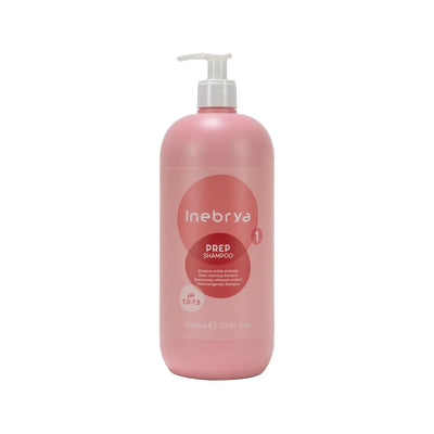 Inebrya Prep Deep Cleansing Shampoo - 1000ml, Deep Cleansing Hair Care for Oily Hair & Scalp Issues