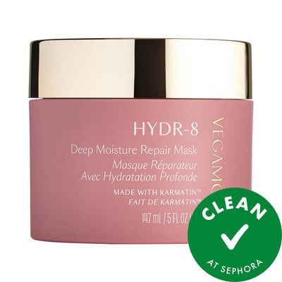 HYDR-8: Deep Moisture Repair Hair Mask - Vegan Treatment for Dry, Damaged Hair & Frizz Reduction | 15X Hydration & 3X St