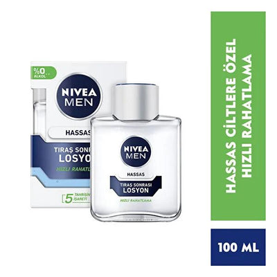 Nivea Men After Shave Lotion - Soothing, Alcohol-Free Skincare for Sensitive Skin