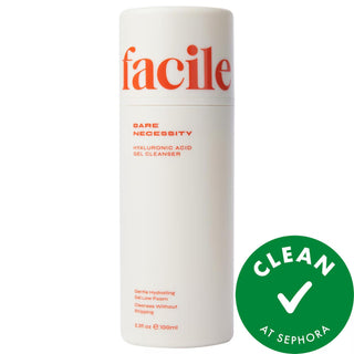 Bare Necessity: Hyaluronic Acid Gentle Facial Cleanser - Hydrating, Vegan, Cruelty-Free for Dry & Sensitive Skin - Makeup Removing & pH Balanced Bare Necessity Hyaluronic Acid Cleanser: Hydrating & Gentle hyaluronic acid cleanser, gentle facial cleanser, hydrating cleanser, vegan skincare, cruelty-free cleanser, cleanser for dry skin, sensitive skin cleanser, soap-free cleanser, pH balanced cleanser, makeup removing cleanser, facial cleanser, hydrating face wash, vegan face wash, cruelty-free face wash, dry
