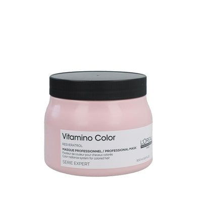 Loreal Professionnel Paris Vitamino Color Hair Care Mask - 16.91 fl oz, Color Protecting & Nourishing Treatment for Vibr