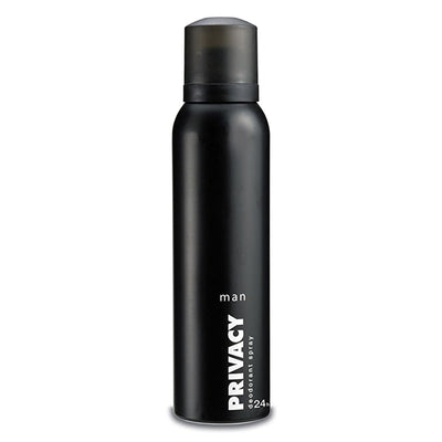 Privacy Man Deodorant for Men - 150ml, Powder-Free, Stain-Free, Long-Lasting Freshness