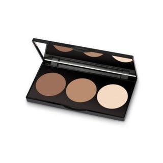 golden rose contour palette front view, golden rose contour palette swatches, golden rose contour palette in use Golden Rose Kontür Paleti - Makyaj Paleti | 3 In 1 Golden Rose Contour Palette - Sculpt & Highlight golden-rose, contour-palette, makeup, beauty, bronzer, highlighter, cosmetic, ai-generated, contouring, skincare